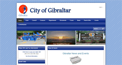 Desktop Screenshot of cityofgibraltar.net